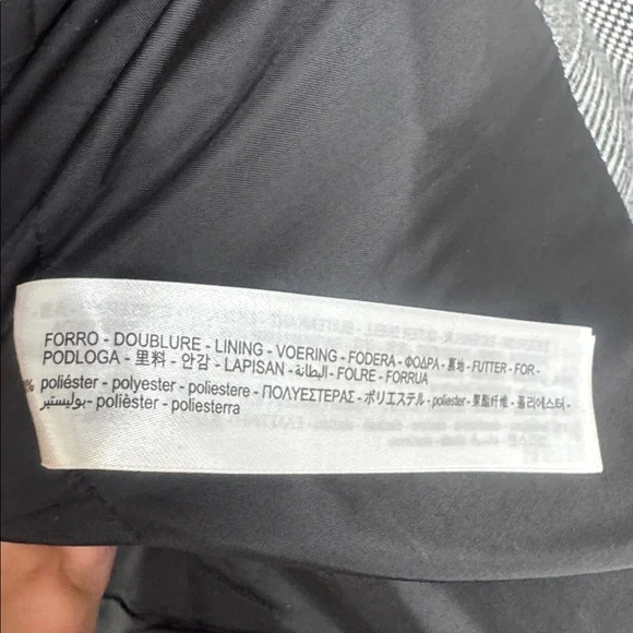 ZARA Plaid Tailored Blazer – Size EUR 34 / US 2 – NWOT - Picture 8 of 8